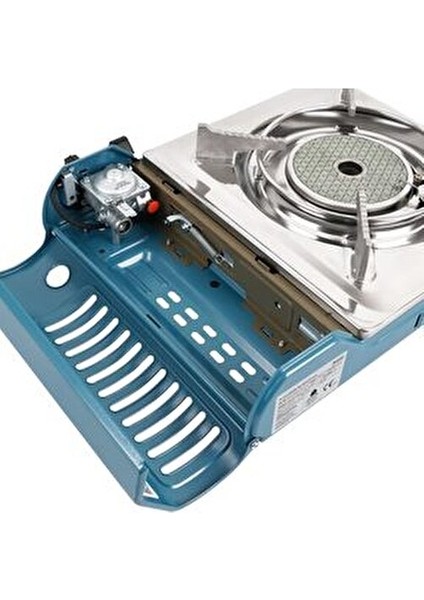 Seramik Brülörlü Portatif Tekli Ocak Mavi