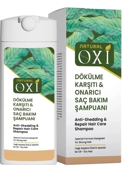 Oxi Natural Dökülme Karşıtı Yağlı Saç Şampuanı 300 Ml. fiyatları