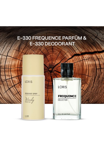 E-330 Frequence Erkek Parfüm 50 ml & E-330 Erkek Deodorant 150 ml
