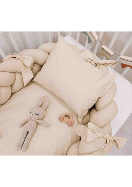 Babynest %100 Pamuk Özel Tasarım Örgü Korumalık Kenarlı Bebek Yatağı fırsatları