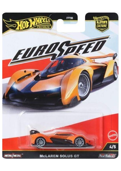 Hot Wheels Premium Car Culture Euro Speed Mclaren Solus Gt FPY86 JBK78