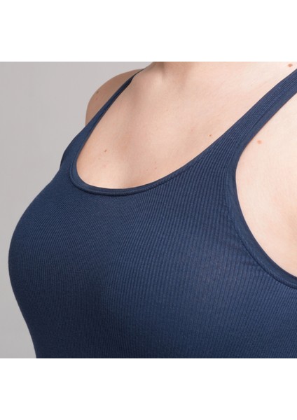 Classic Cotton U-Neck Ribbed Tank fırsatları