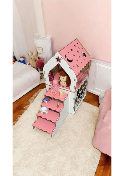 2 Katlı Teraslı Çocuk Oyun Evi
