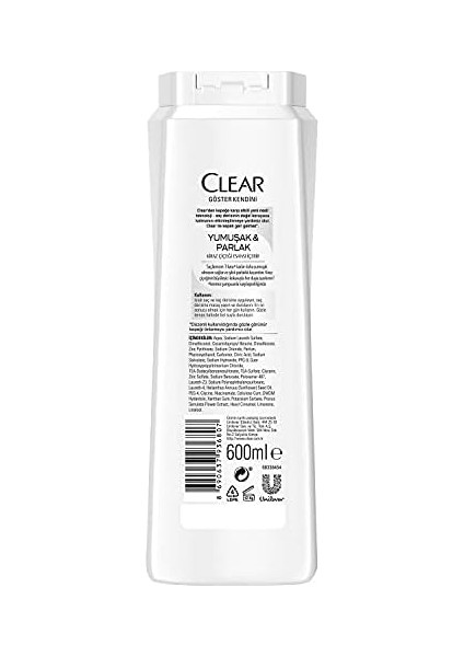 Clear Besleyici Şampuan Kepeğe Karşı Etkili Yumuşak ve Parlak Saçlar 600 ml modelleri