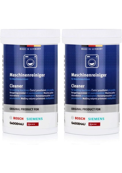 Bosch 00311925 Çamaşır Makinesi Temizleyici 2'li Paket fiyatları