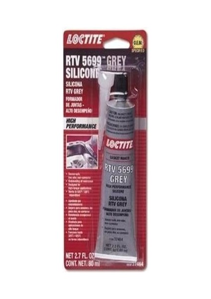 Sı 5699 Isıya Dayanıklı Silikon Conta Sızdırmazlık Ürünü Gri 80 Gr/ml