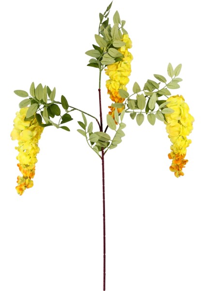 Yapay Akasya Sarkıt Sarı Turuncu 105 cm