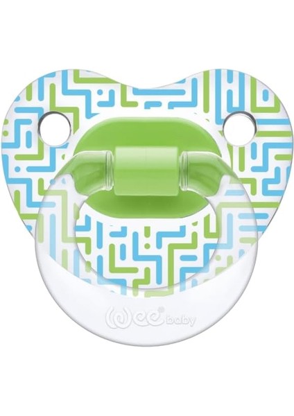Wee Baby Şeffaf Desenli Damaklı Emzik No:2