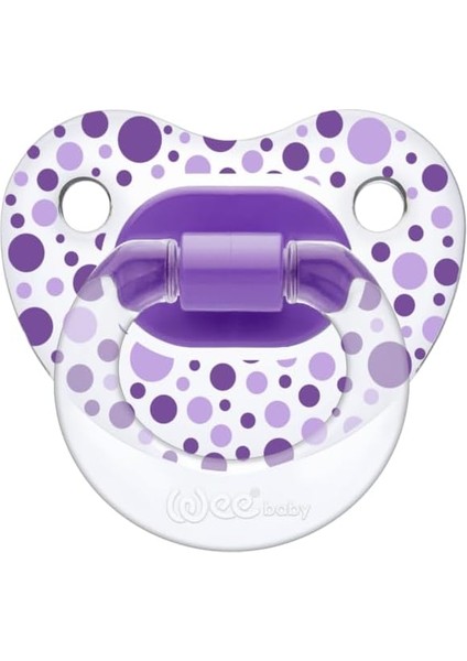 Wee Baby Şeffaf Desenli Damaklı Emzik No:2 fiyatları