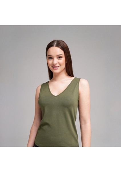 Modal Essence V-Neck Tank Top