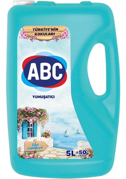 Abc Ege Sahilleri 50 Yıkama Çamaşır Yumuşatıcısı (1 x 5000 Ml) modelleri