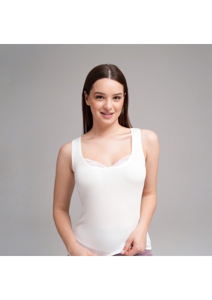 Ribbed Luxe U-Neck Tank Top fırsatları