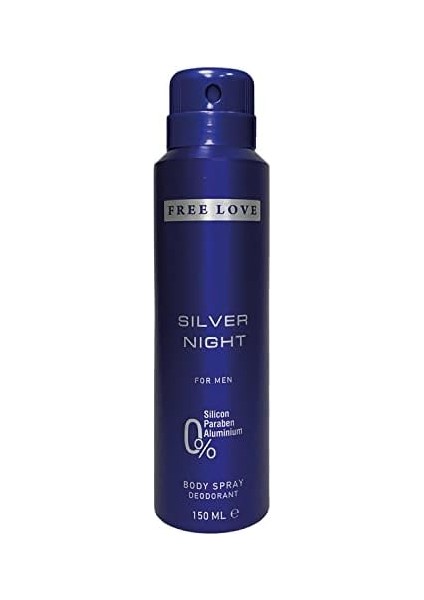 Free Love Silver Night Erkek Deodorant 150 ml fiyatları