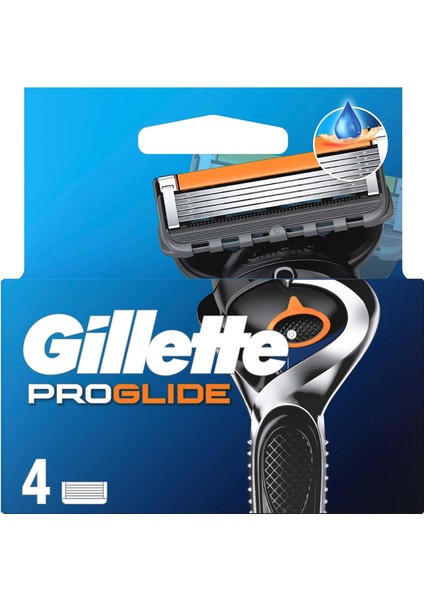 Gillette Fusion Proglide Yedek Tıraş Bıçağı 4 Adet modelleri