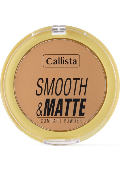 Callista Smooth Matte Compact Powder Mat Görünümlü Pudra 30 Dark Honey modelleri