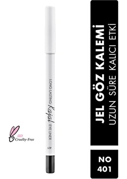 Long Lasting Kajal Eyeliner No 401 Suya Dayanıklı Özellikte 1 Adet Siyah Renk indirimleri