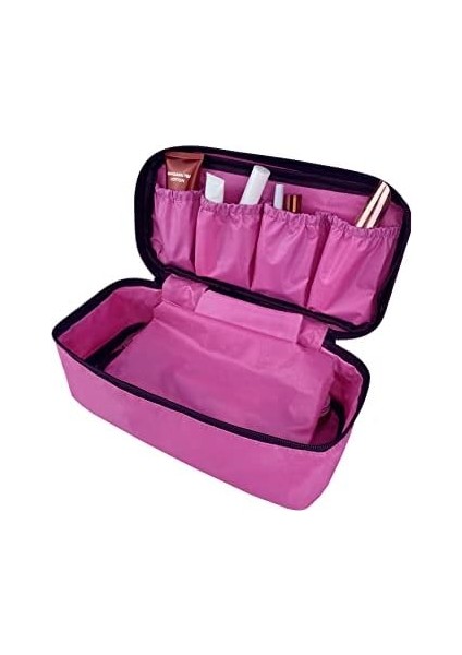Minufco Kadın Makyaj Fırçası Sütyen Saklama Organizeri ve Iç Çamaşırı Düzenleyici Pembe Makyaj Çantası modelleri
