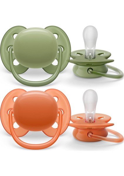 Philips Avent Ultra Soft Emzik 18+ Ay, 2'li Paket, Unisex modelleri