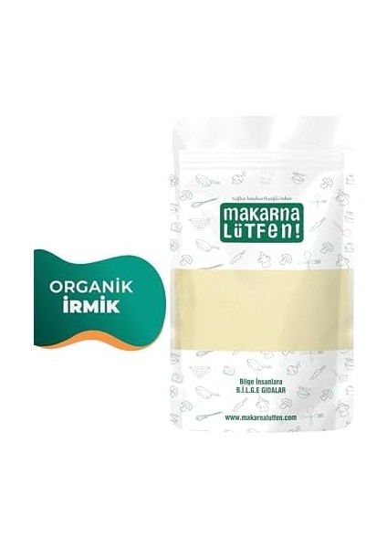 Makarna Lütfen! Organik Irmik (+6 +8 Ay - 250 Gram)