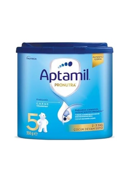 Aptamil 5 Prebiyotikli Çocuk Devam Sütü 350 gr modelleri