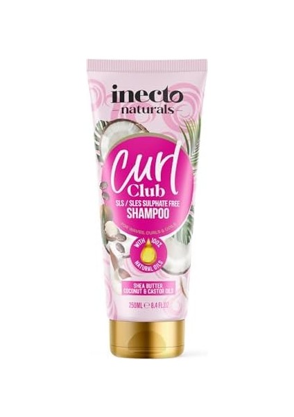 Inecto Curl Club Bukle Belirginleştirici Şampuan, 250ML