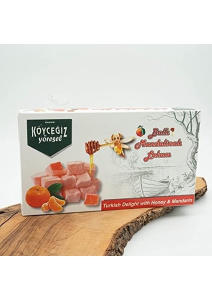 Köyceğiz Yöresel Ballı Mandalinalı Lokum 500 G modelleri