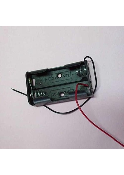 2'li Aa Pil Yuvası(Yassı) - Pil Yatağı