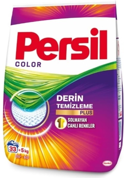 Persil Color Toz Deterjan, 33 Yıkama, 5 Kilogram, Renkliler 5kg