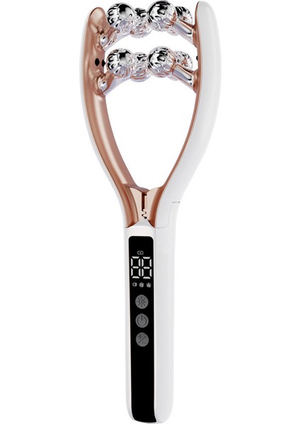 Mikro Akım Silindiri Yüz Artefaktı V Yüz Radyo Frekansı Güzellik Sıkılaştırıcı Kaldırma Yüz Yüz Masaj Aleti (Yurt Dışından)