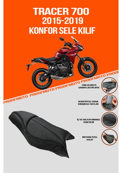 Yamaha Tracer 700 (2015 - 2019) Konfor Sele Kılıf