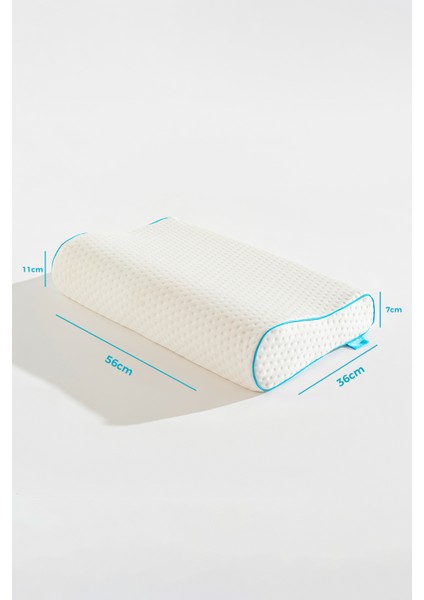 Boyun Destekli Ortopedik Visco Yastık 45X31X10/7 cm fiyatları
