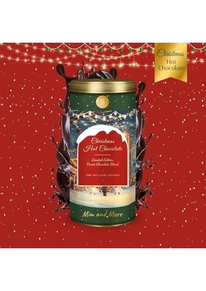 Mim And More Christmas Kiss Hot Chocolate 2024 - Çikolatalı Marshmallow Aromalı Sıcak Çikolata, 200 gr fiyatları