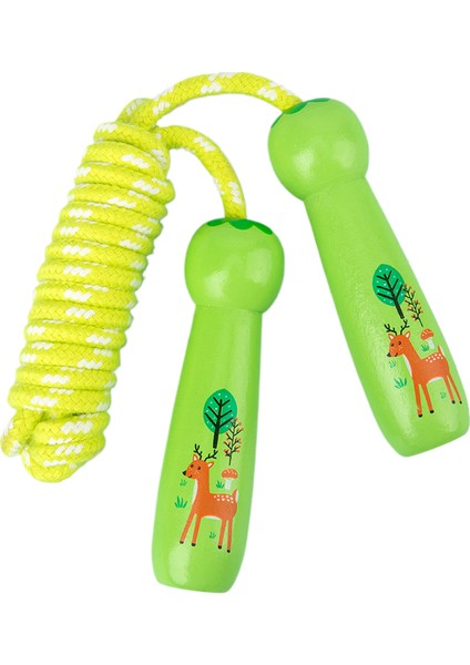 Erkek ve Kız Ilkokul Anaokulu Ayarlanabilir Ahşap Atlama Ipi (Yurt Dışından)