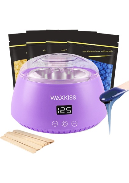 Waxkıss Rulo Dal Isıtıcı Sert Ağda Eriyik Ağda Seti Ağda Şeritleri Epilasyon Ağdası El Ağdası Düşük Sıcaklık Ağda (Yurt Dışından)