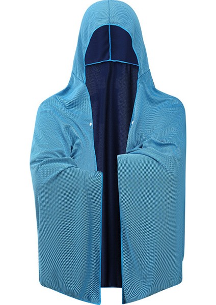 Dağ Tırmanışı Açık Hava Sporları Soğuk Güneş Koruyucu Pelerin Hızlı Kuru Gölgeleme Şal Kapüşonlu Bornoz Plaj Havlusu (Yurt Dışından)