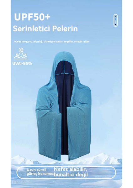 Dağ Tırmanışı Açık Hava Sporları Soğuk Güneş Koruyucu Pelerin Hızlı Kuru Gölgeleme Şal Kapüşonlu Bornoz Plaj Havlusu (Yurt Dışından) fiyatları
