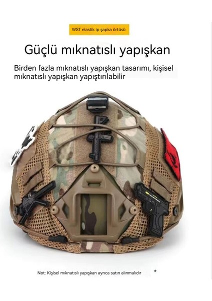 Fast Kamuflaj Elastik Ip Kamuflaj Kask Kapağı (Yurt Dışından) fırsatları