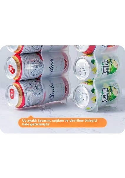 多功能易拉罐冰箱收纳盒两件装 (Yurt Dışından) indirimleri