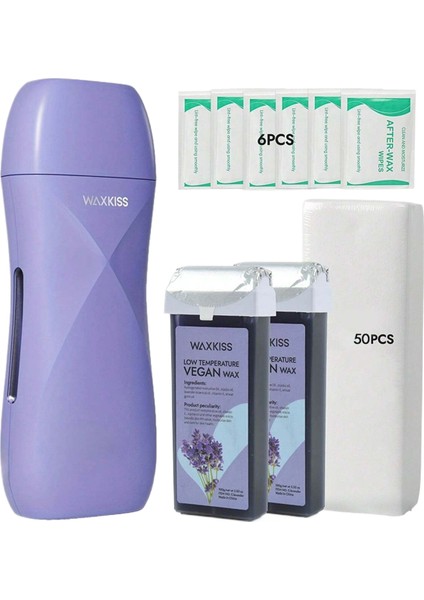 Waxkıss Rulo Dal Isıtıcı Sert Ağda Eriyik Ağda Seti Ağda Şeritleri Epilasyon Ağdası El Ağdası Düşük Sıcaklık Ağda (Yurt Dışından)