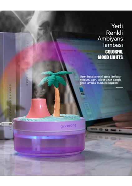 Mini Taşınabilir Peyzaj Bitkileri Saksı Nemlendirici Sprey Nemlendirici (Yurt Dışından) indirimleri