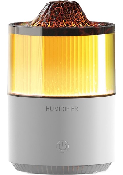 Renkli Göz Ştırıcı Simülasyon Mum Işığı Aromaterapi Makinesi Ev Sessiz Masaüstü Küçük Nemlendirici Uçucu Yağ Koku Makinesi (Yurt Dışından)