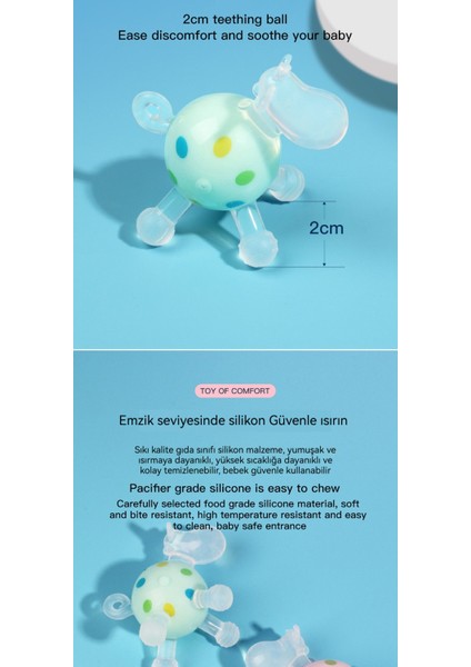 Bebekler ve Küçük Çocuklar Isırabilir ve Diş Kaşıyıcı Pişirebilir (Yurt Dışından) indirimleri