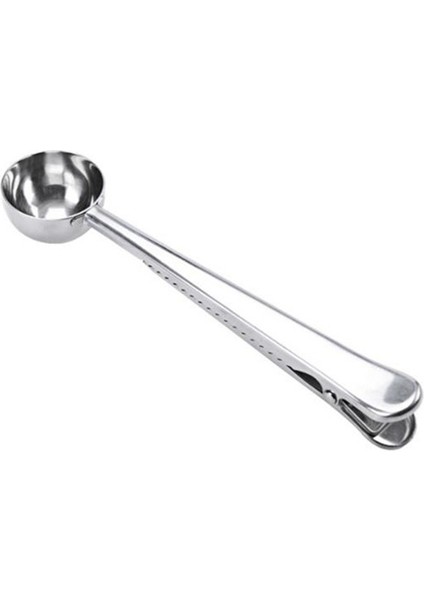 Ikisi Bir Arada Kahve Kaşığı Kantitatif Kaşık Ölçüm Kaşığı Sızdırmazlık Klibi (Yurt Dışından)