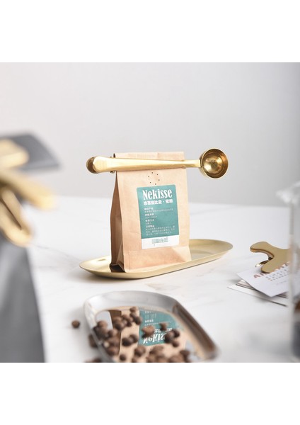 Ikisi Bir Arada Kahve Kaşığı Kantitatif Kaşık Ölçüm Kaşığı Sızdırmazlık Klibi (Yurt Dışından) modelleri