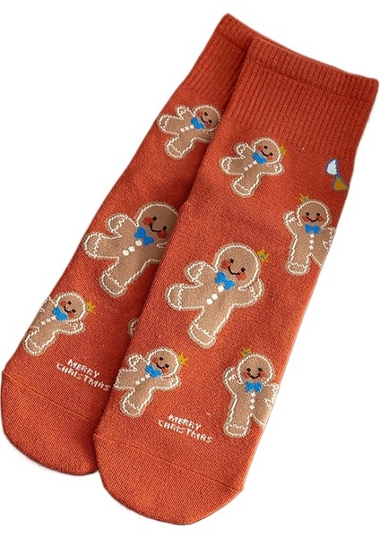 Yeni Kış Noel Kadın Orta Buzağı Çorap (Yurt Dışından)