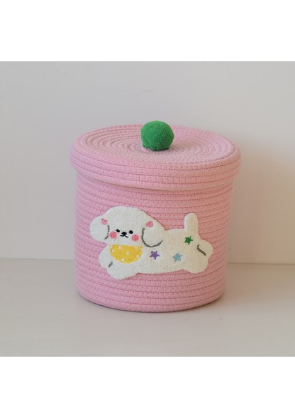 Yeni Pamuklu Halat Örme Atıştırmalık Depolama Sepeti (Yurt Dışından)