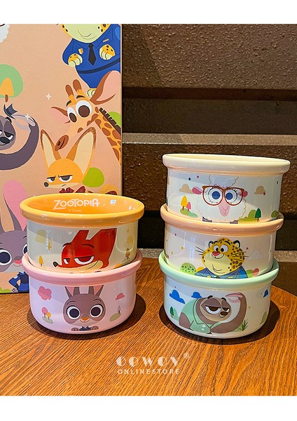 Zootopia Nick Judy Seramik Kase Seti (Yurt Dışından) modelleri