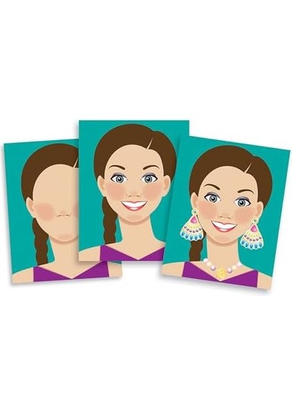 & Doug - Çıkartma Kitabı, Yüzler (14195) modelleri