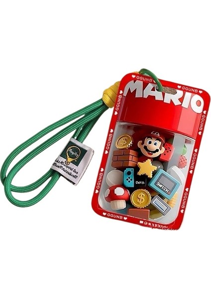 Öğrenci Kart Tutucu 3D Küçük Parçalar Mario Kart Çantası (Yurt Dışından)