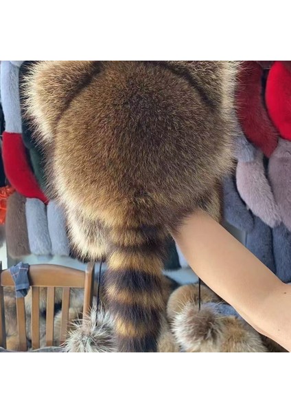 Kış Küçük Rakun Kulak Koruyucu Sıcak Şapka (Yurt Dışından) indirimleri